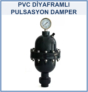 PVC diyaframlı pulsasyon damperi